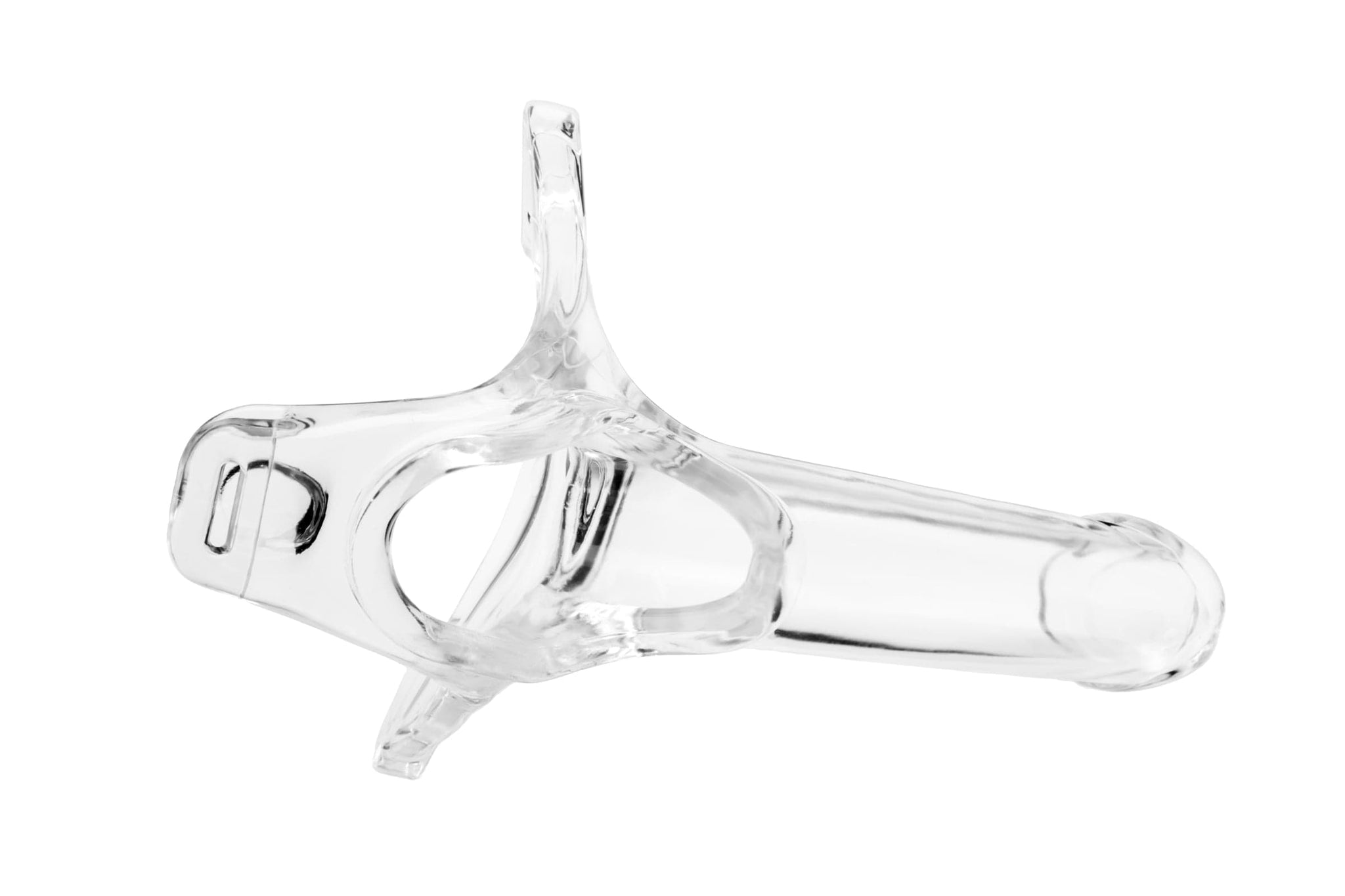 Zoro Knight 6 Inch Clear Strap-On > Dildos > Hollow Strap Ons