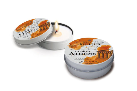 Petits JouJoux Massage Candle Athens 43ml Sensual Aromatherapy for Romantic Moments Massage Oil