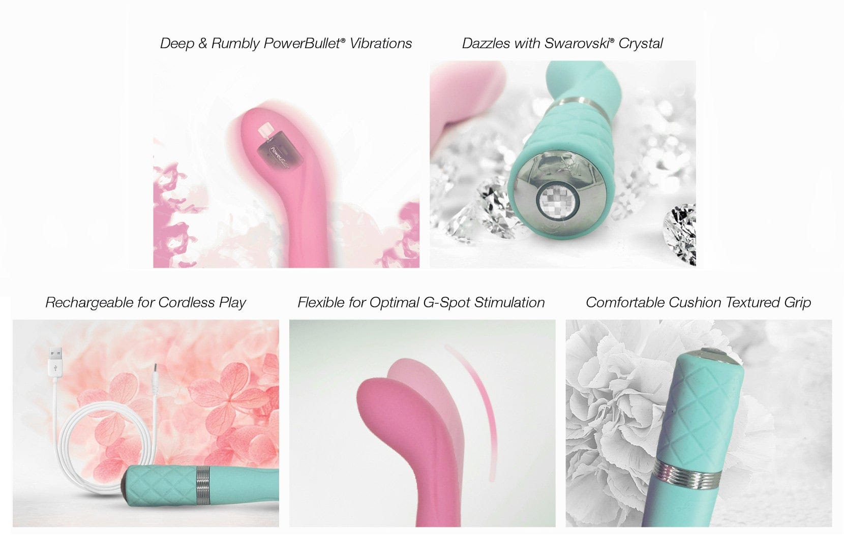 Pillow Talk Sassy Pink Pleasure Toy > Sex Toys For Ladies > G-Spot Vibrators