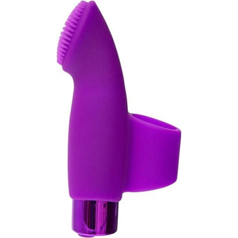 Naughty Nubbies Finger Vibe w Mini Powerbullet Purple Massager Finger Stimulator