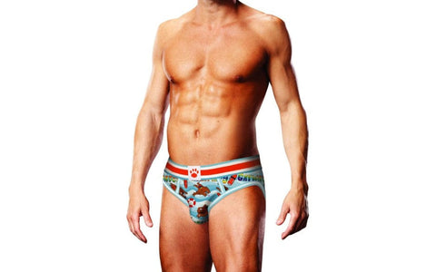 Prowler Gaywatch Bears Open Back Brief for Fun Comfort Open Back Underwear