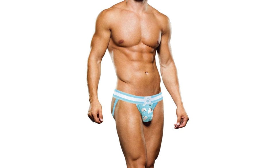 Prowler Lingerie Blue / Medium Prowler Winter Animals Jock Blue/White 4890808266417