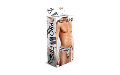 Prowler Lingerie Prowler Leather Pride Jock Strap Black White