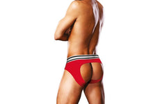 Prowler Lingerie Prowler Open Back Brief Red/White