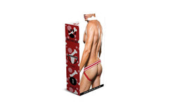 Prowler Lingerie Prowler Red Paw Open Back Jock White/Red