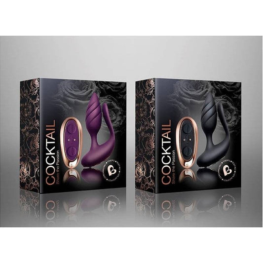 Rocks Off Adult Toys Black Cocktail Dual Stimulator Black 811041014587