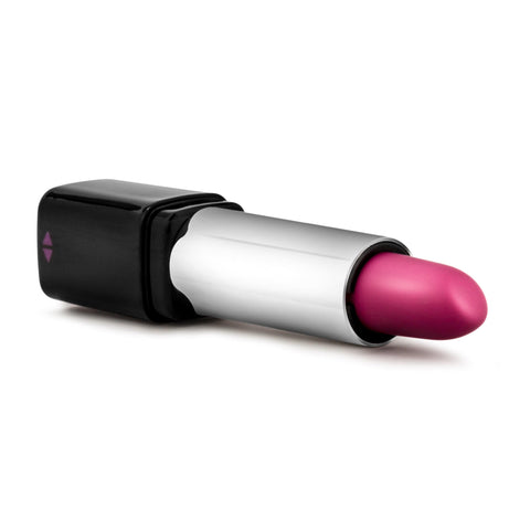 Rose Lipstick Vibe Black 4 Inch Compact Pleasure Toy BULLETS
