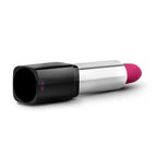 Rose Lipstick Vibe Black 4 Inch Compact Pleasure Toy > Vibrators > Mini Vibrators