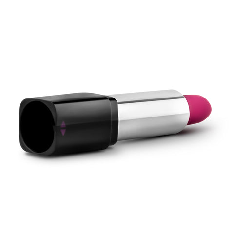 Rose Lipstick Vibe Black 4 Inch Compact Pleasure Toy BULLETS