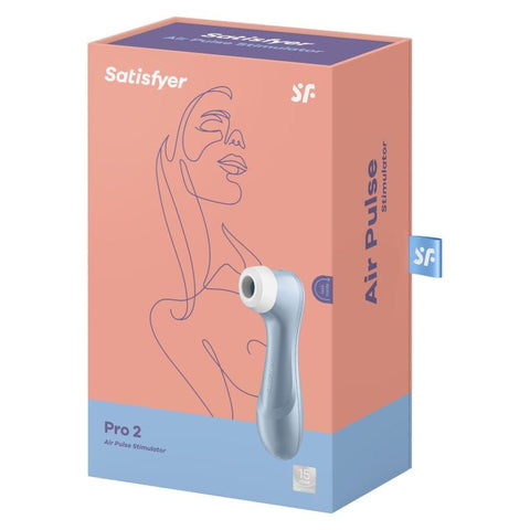 Satisfyer Pro 2 G2 Air Pulse Clitoral Stimulator Blue STIMULATORS