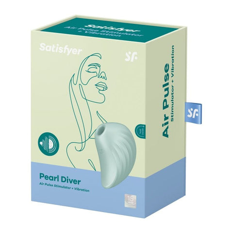 Satisfyer Pearl Diver Air Pulse Simulator Mint STIMULATORS