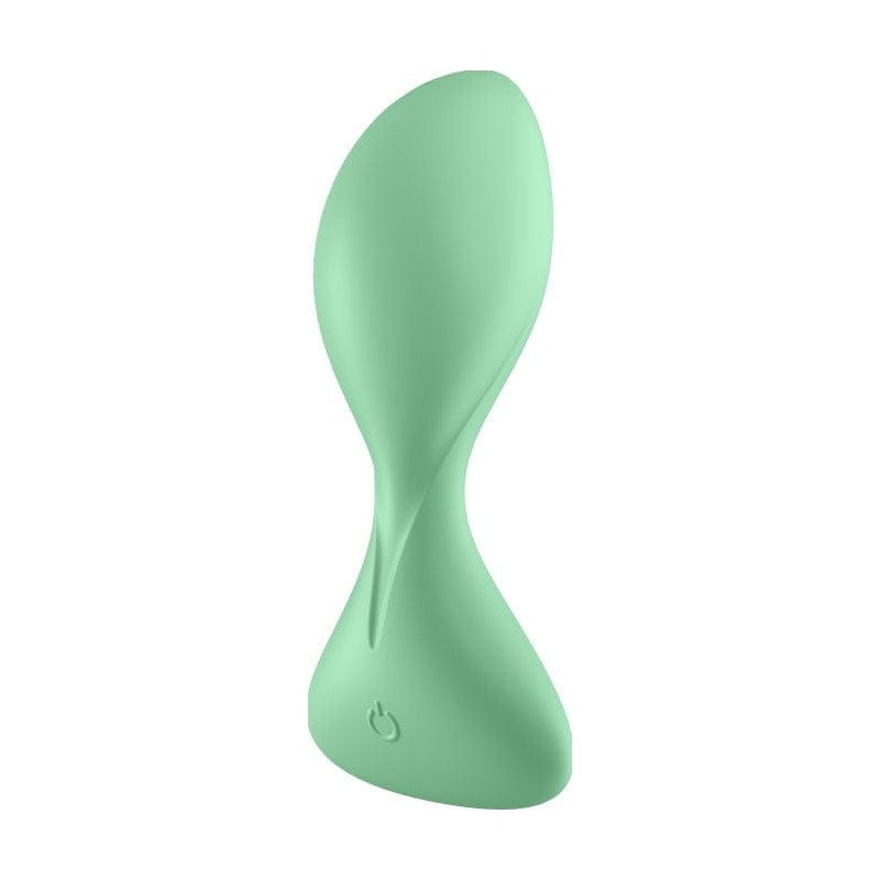 Satisfyer Adult Toys Green Satisfyer Trendsetter Connect App Vibrating Anal Plug Light Green 4061504006826