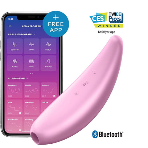 Satisfyer Curvy3+ Pink Pleasure Device for Intense Sensations STIMULATORS