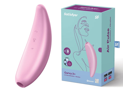 Satisfyer Curvy3+ Pink Pleasure Device for Intense Sensations STIMULATORS