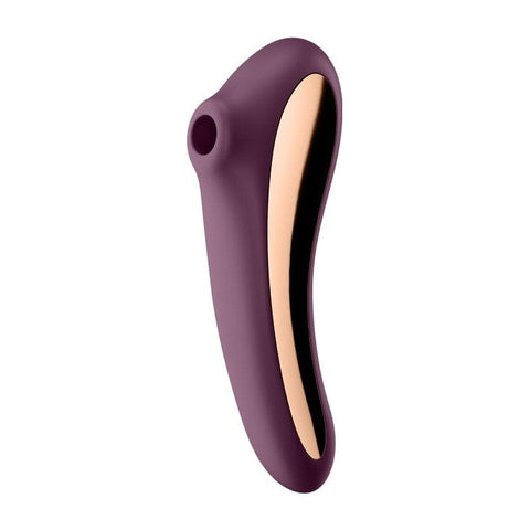 Satisfyer Dual Kiss Wine Red - Dual Stimulation Pleasure Device STIMULATORS