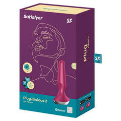 Satisfyer Adult Toys Red Satisfyer Plug-ilicious 2 Berry