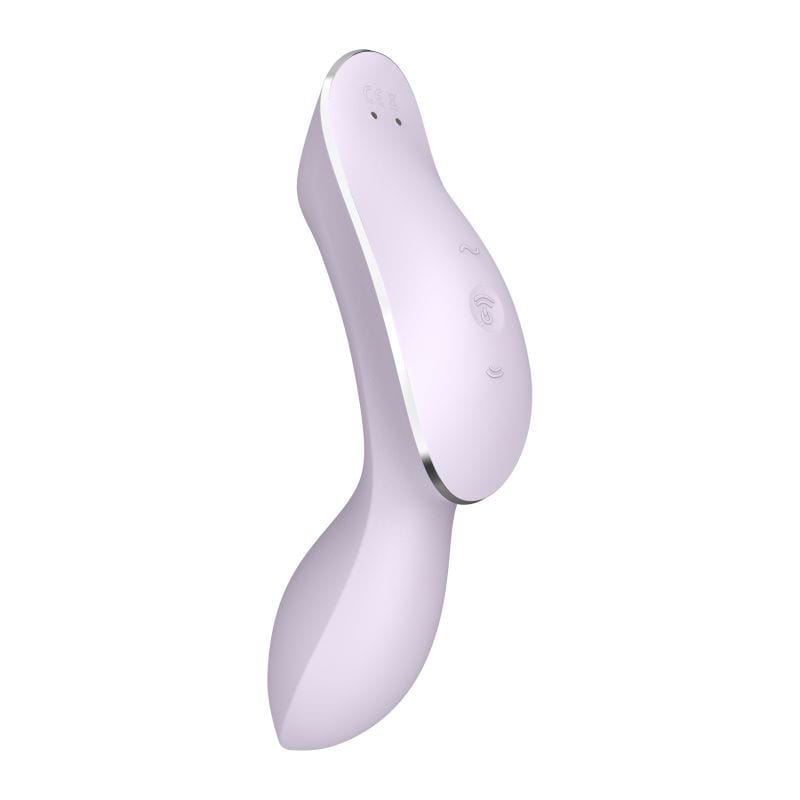 Satisfyer Adult Toys Violet Satisfyer Curvy Trinity 2 Insertable Air Pulse Vibrator Violet 4061504036502