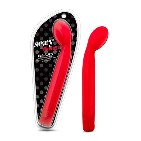 Sexy Things G Slim Red G Spot Stimulator 7 Inches Vibrators