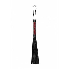 Shots Toys BONDAGE-TOYS Red Ouch! Luxury Diamond Whip - Burgundy Whip 8714273928696