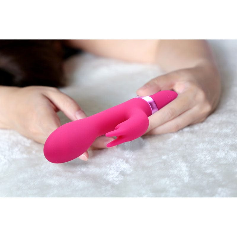 Shots Toys VIBRATORS-RABBIT Pink Vive Zosia -  21.3 cm USB Rechargeable Rabbit Vibrator 8714273521446