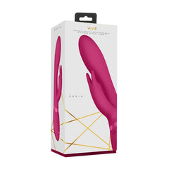 Shots Toys VIBRATORS-RABBIT Pink Vive Zosia -  21.3 cm USB Rechargeable Rabbit Vibrator 8714273521446