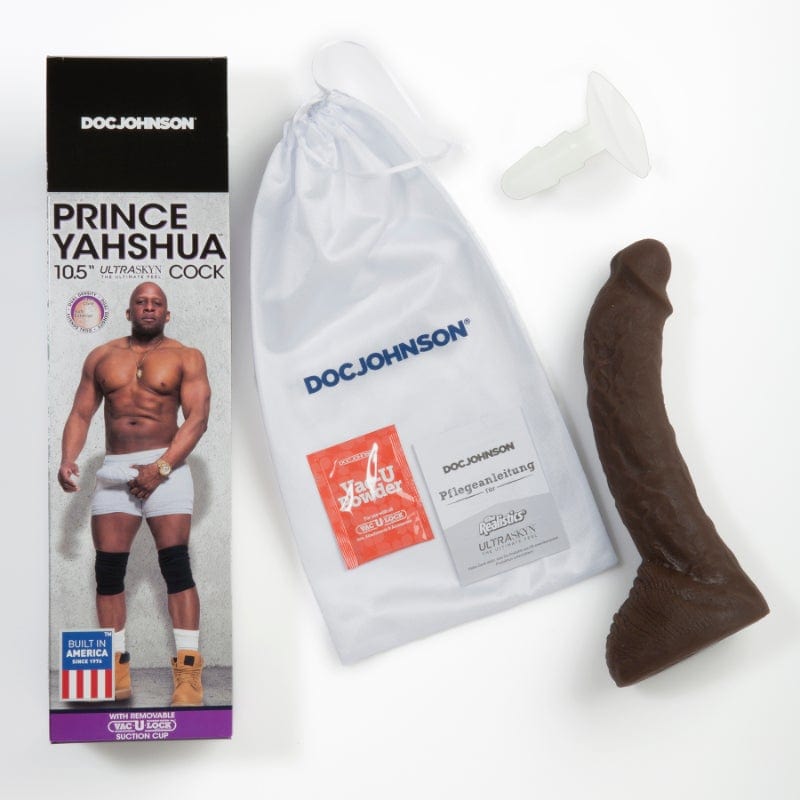 Signature Cocks Adult Toys Brown Prince Yahshua 10.5" Realistic Vac-U-Lock Compatible 782421057442