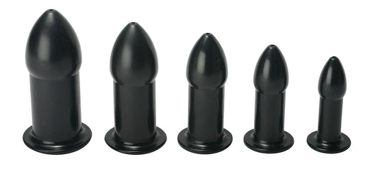 Size Matters Adult Toys Black Ease-In Anal Dilator Kit 811847010189