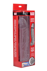 Size Matters Adult Toys Clear 2 inch  Extender Sleeve Clear 848518031396