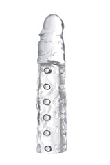 Size Matters Adult Toys Clear 3in Clear Penis Enhancer Sleeve 848518031372