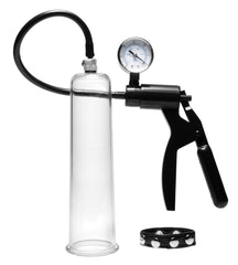 Size Matters Adult Toys Clear Premium Penis Pumping Kit (Advanced Size) 811847010240