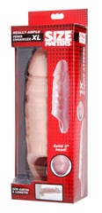 Size Matters Adult Toys Flesh Really Ample XL Penis Enhancer Sheath 848518020468