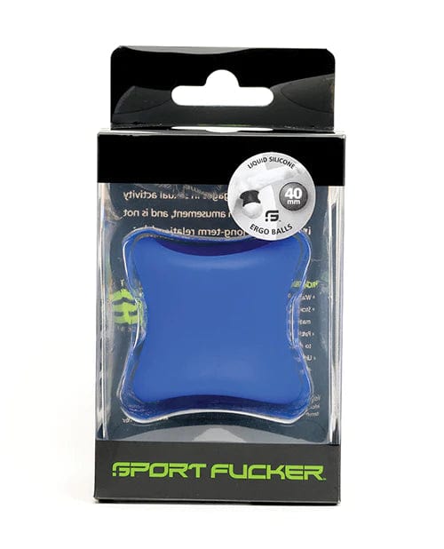 Sport Fucker Adult Toys Blue Ergo Balls 40mm Blue