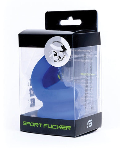 Sport Fucker Switch Hitter Blue Cock Ring and Ball Stretcher 36mm COCK RINGS Sling