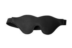 Strict Adult Toys Black Black Fleece Lined Blindfold 848518024275