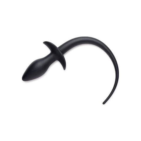 Puppy Play Set Including Gag Plug and Collar in Black BONDAGE-KITS