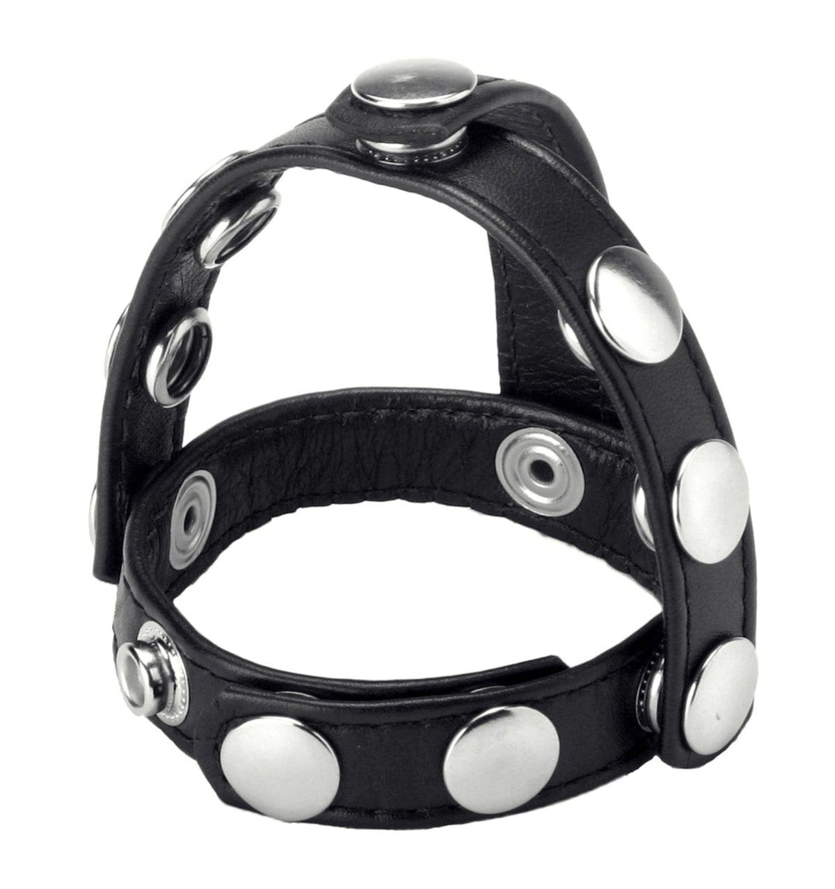 Snap-On Cock and Ball Harness Adjustable Male Pleasure Device > Cock Ring > Adjustable