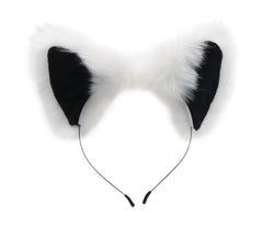 Tailz Adult Toys White Anal Plug and Ears Set White Fox Tail 848518029492