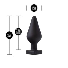 Temptasia Adult Toys Black Temptasia Spank Me Butt Plug Black 819835025436
