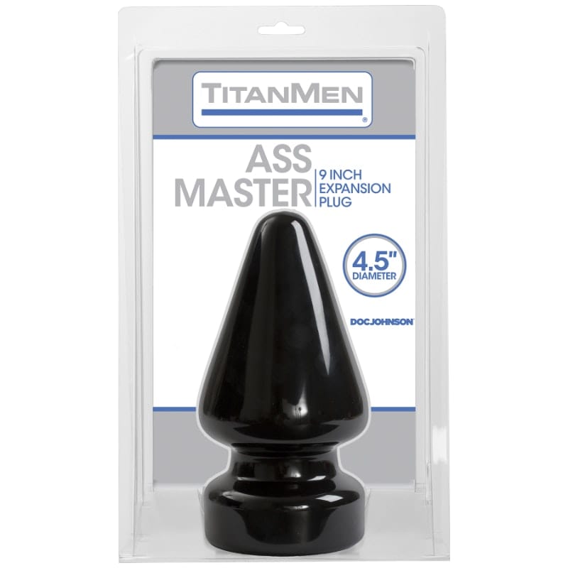 TitanMen Adult Toys Black Ass Master 4.5in Black 782421911218