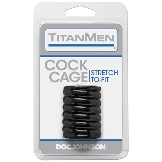 TitanMen Adult Toys Black Cock Cage Black 782421889517