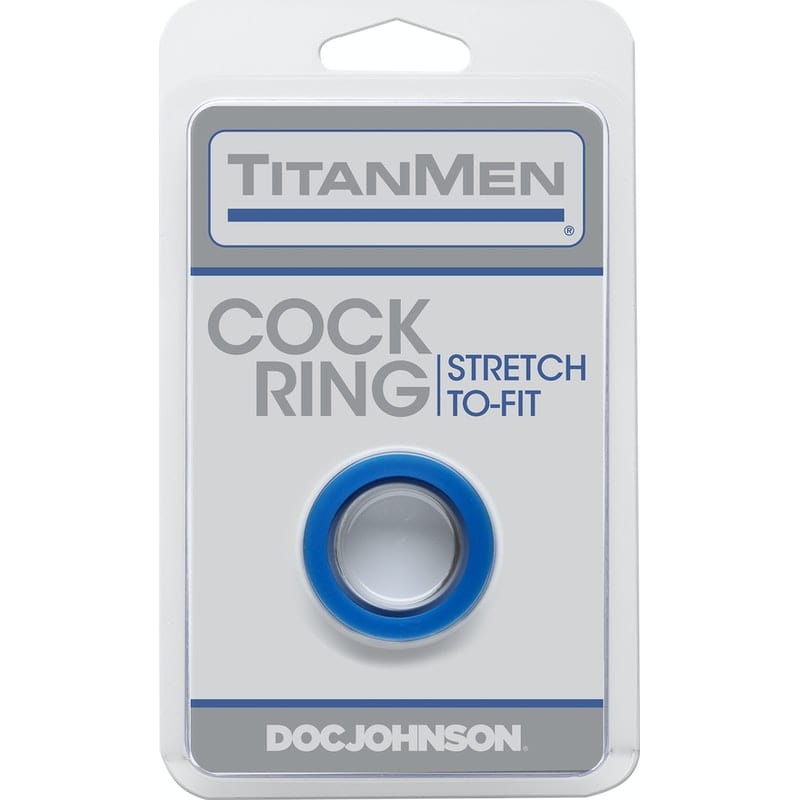 TitanMen Adult Toys Blue Cock Ring Blue 782421889913