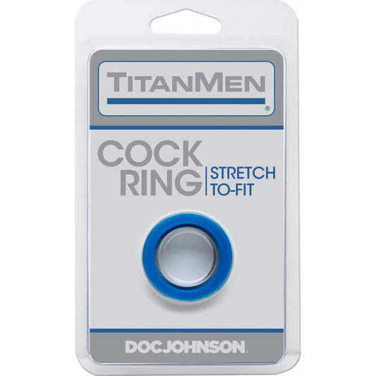 TitanMen Adult Toys Blue Cock Ring Blue 782421889913