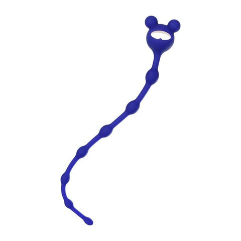 Todo Froggy Anal Chain Navy Blue Adult Toy Beads