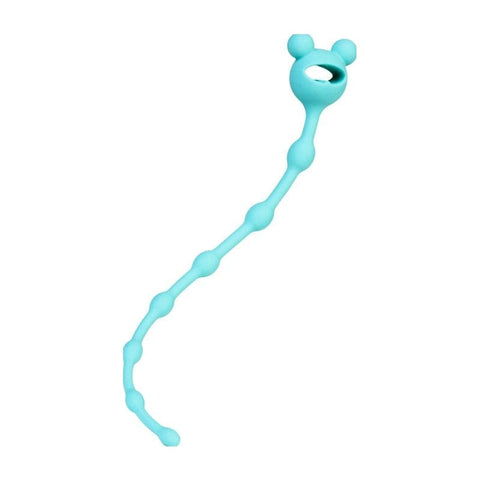 Todo Froggy Anal Chain in Teal for Beginners Beads